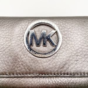 Michael Kors metallic card holder/wallet